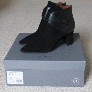 Like New Aquatalia Italian Made Suede/Leather Ankle Boots